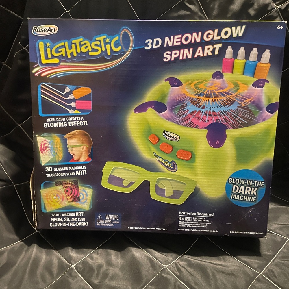 RoseArt 3D Neon Glow Spin Art Machine